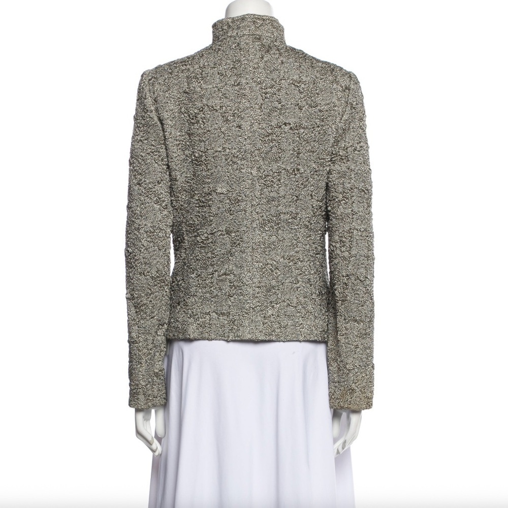 Akris Silk Tweed Pattern Jacket - Picture 2 of 8